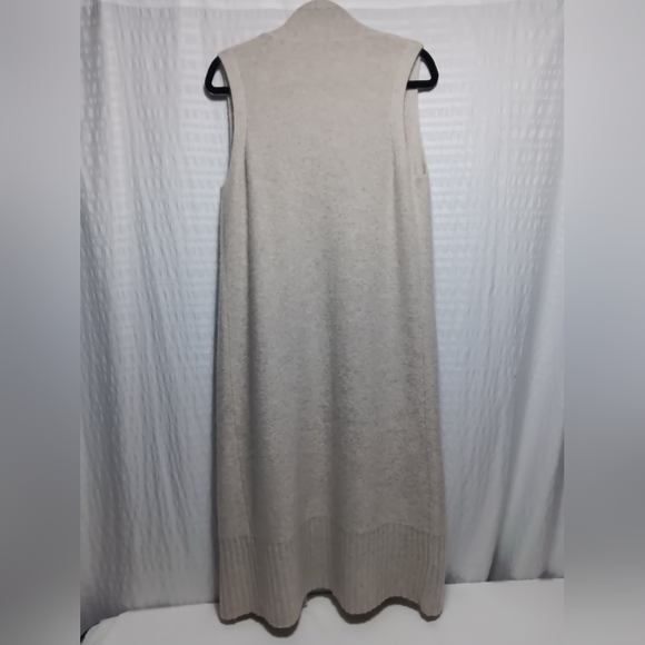 Rachel Zoe 💯 2ply Cashmere Maxi Sweater Vest. Size M - Picture 2 of 7